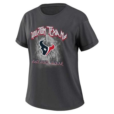 Shop Wear By Erin Andrews Charcoal Houston Texans Boyfriend T-shirt