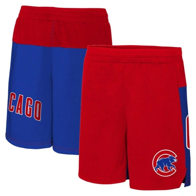 Shop Outerstuff Youth Red Chicago Cubs 7th Inning Stretch Shorts