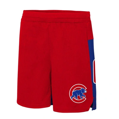 Shop Outerstuff Youth Red Chicago Cubs 7th Inning Stretch Shorts