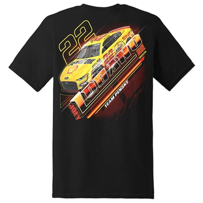 Shop Team Penske Black Joey Logano 2023 #22 Shell Pennzoil T-shirt