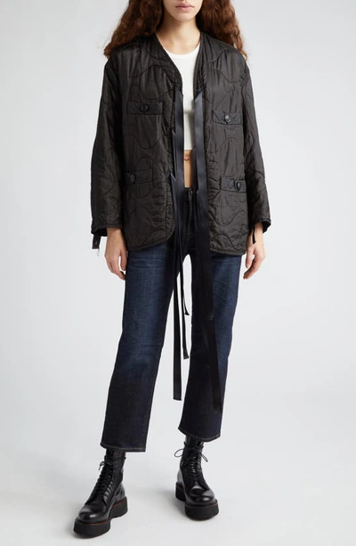 R13 Boy Cropped High-rise Straight-leg Jeans In Avery Indigo