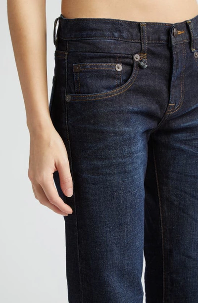 R13 Boy Cropped High-rise Straight-leg Jeans In Avery Indigo