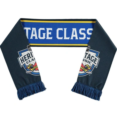 Shop Ruffneck Scarves Navy Nhl 2022 Heritage Classic Event Scarf