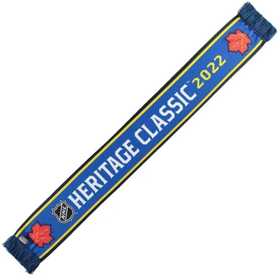 Shop Ruffneck Scarves Navy Nhl 2022 Heritage Classic Event Scarf