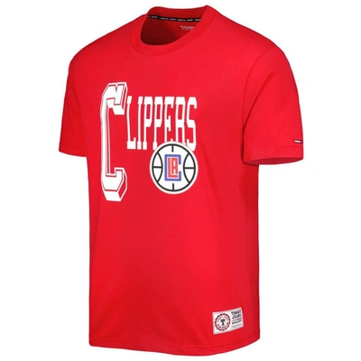 Shop Tommy Jeans Red La Clippers Mel Varsity T-shirt