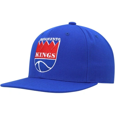 Shop Mitchell & Ness Blue Sacramento Kings Hardwood Classics Mvp Team Ground 2.0 Fitted Hat