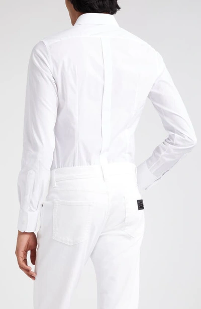 Shop Dolce & Gabbana Cotton Poplin Button-up Shirt In White