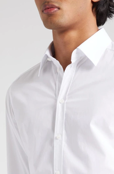Dolce & Gabbana Cotton Poplin Button-up Shirt In White