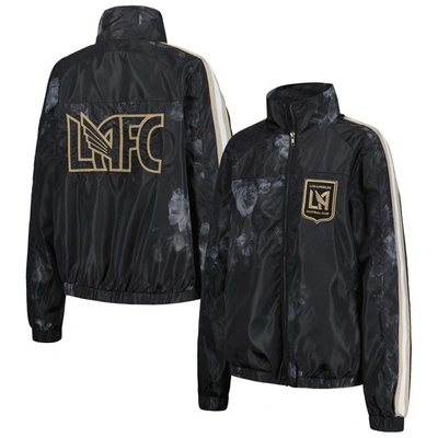 Shop The Wild Collective Black Lafc Full-zip Track Jacket