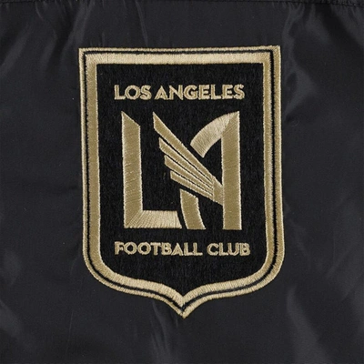 Shop The Wild Collective Black Lafc Full-zip Track Jacket