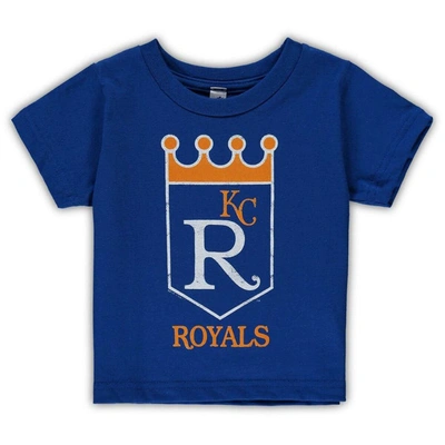 Shop Soft As A Grape Toddler  Royal Kansas City Royals Cooperstown Collection Shutout T-shirt