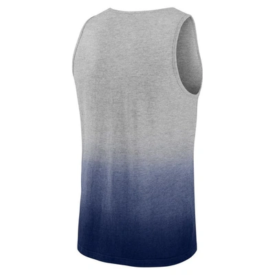 Shop Fanatics Branded Gray/navy New York Yankees Our Year Tank Top In Heather Gray