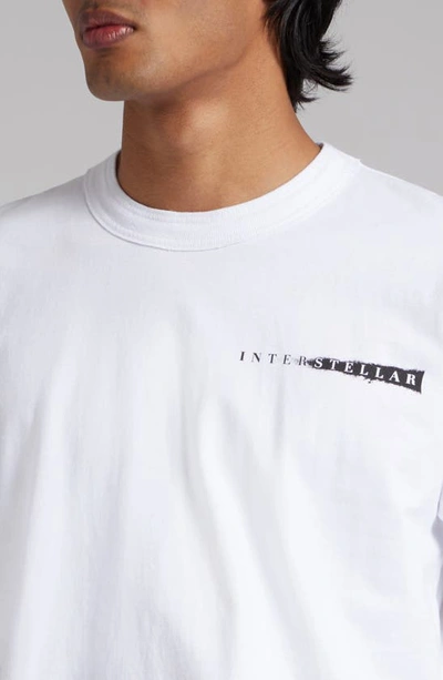 Shop Sacai Interstellar Graphic T-shirt In White