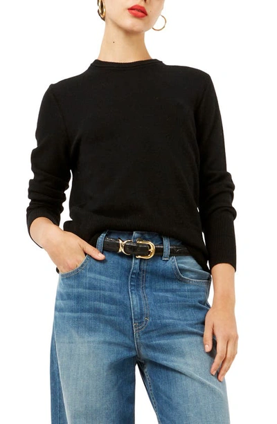 Shop Equipment Sanni Cashmere Sweater In True Black