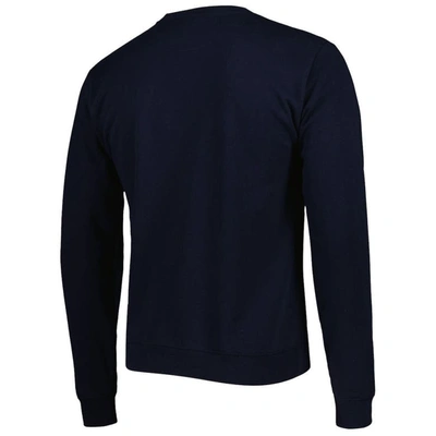 Shop League Collegiate Wear Navy Auburn Tigers 1965 Arch Essential Lightweight Pullover Sweatshirt
