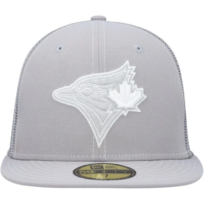 Shop New Era Gray Toronto Blue Jays 2023 On-field Batting Practice 59fifty Fitted Hat
