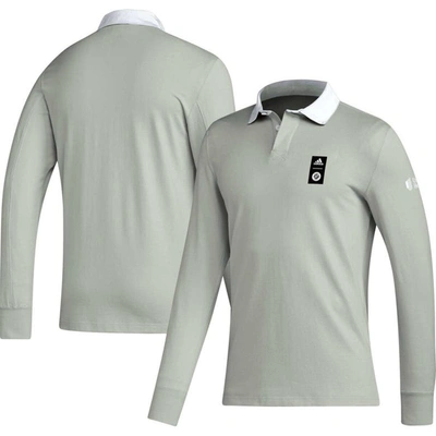Shop Adidas Originals Adidas 2023 Player Gray New England Revolution Travel Long Sleeve Polo