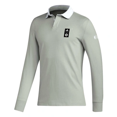 Shop Adidas Originals Adidas 2023 Player Gray New England Revolution Travel Long Sleeve Polo