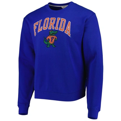 Shop League Collegiate Wear Royal Florida Gators 1965 Arch Essential Lightweight Pullover Sweatshirt