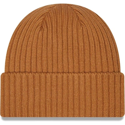 Shop New Era Brown Seattle Seahawks Core Classic Cuffed Knit Hat