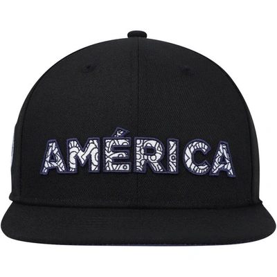 Shop Fan Ink Black Club America Bode Snapback Hat