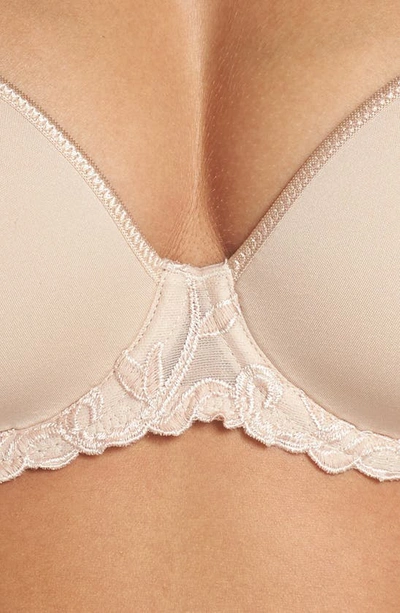 Simone Perele Andora 3d Convertible Plunge T-shirt Bra In Peau Rose
