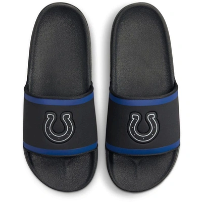 Shop Nike Indianapolis Colts Off-court Wordmark Slide Sandals In Gray