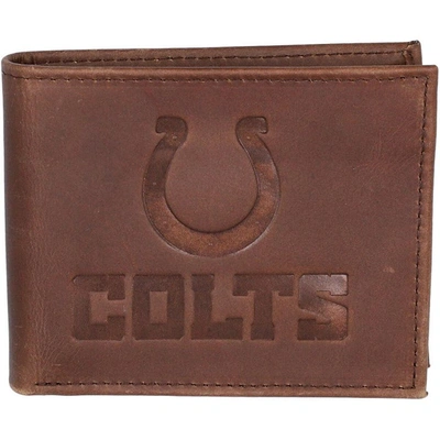 Shop Evergreen Enterprises Brown Indianapolis Colts Bifold Leather Wallet