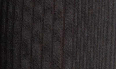 Shop Madewell Variegated Rib V-neck Polo In True Black