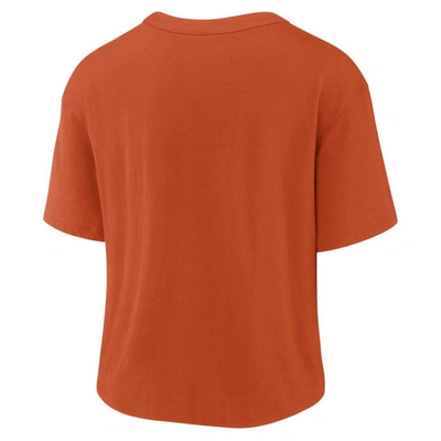Shop Nike Orange/black Cincinnati Bengals High Hip Fashion T-shirt