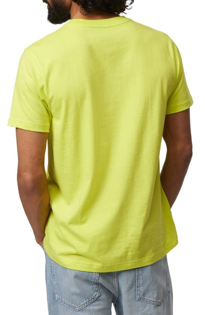 Shop Psycho Bunny Classic Crewneck T-shirt In Lime Granita