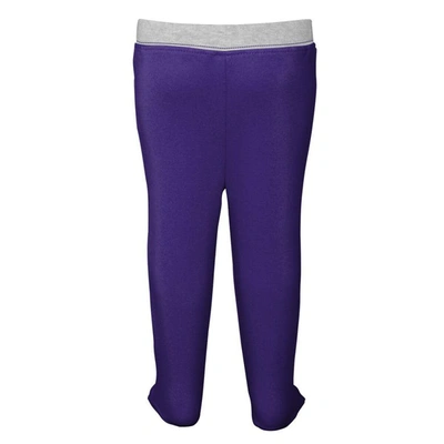 Shop Outerstuff Newborn & Infant Purple/white Lsu Tigers Dream Team Raglan Long Sleeve Bodysuit Hat & Pants Set