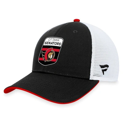 Shop Fanatics Branded  Black Ottawa Senators 2023 Nhl Draft On Stage Trucker Adjustable Hat