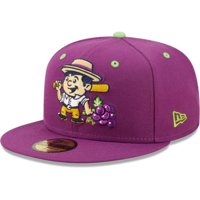 Shop New Era Purple Viñeros De Tri-city Copa De La Diversion 59fifty Fitted Hat