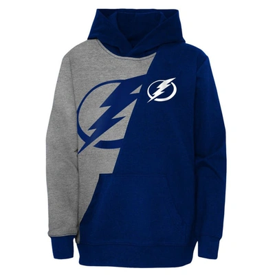 Shop Outerstuff Preschool Gray/blue Tampa Bay Lightning Unrivaled Pullover Hoodie