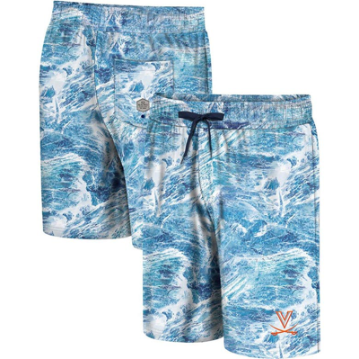 Shop Colosseum Blue Virginia Cavaliers Realtree Aspect Ohana Swim Shorts
