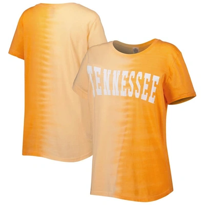 Shop Gameday Couture Tennessee Orange Tennessee Volunteers Find Your Groove Split-dye T-shirt