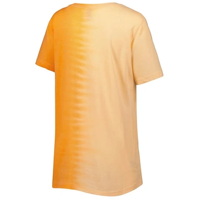 Shop Gameday Couture Tennessee Orange Tennessee Volunteers Find Your Groove Split-dye T-shirt