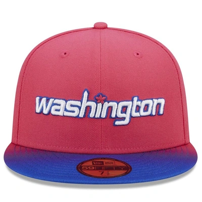 Shop New Era Pink Washington Wizards 2022/23 City Edition Official 59fifty Fitted Hat