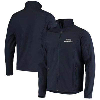 Shop Dunbrooke Navy Seattle Seahawks Sonoma Softshell Full-zip Jacket