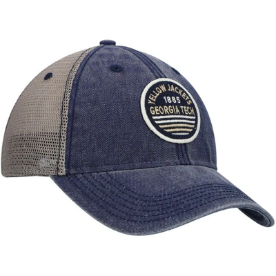 Shop Legacy Athletic Navy Georgia Tech Yellow Jackets Sunset Dashboard Trucker Snapback Hat