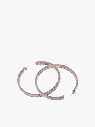 Shop Brunello Cucinelli Woman Earrings Woman Silver Earrings