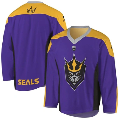 Shop Adpro Sports Purple/gold San Diego Seals Replica Jersey