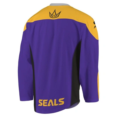 Shop Adpro Sports Purple/gold San Diego Seals Replica Jersey