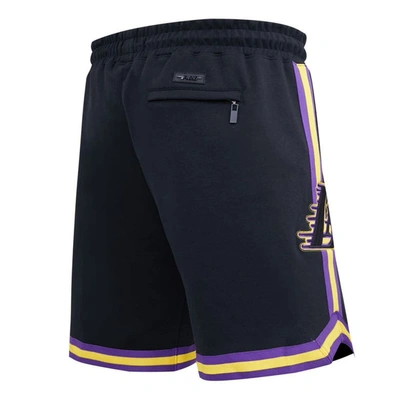 Shop Pro Standard Black Los Angeles Lakers Chenille Shorts