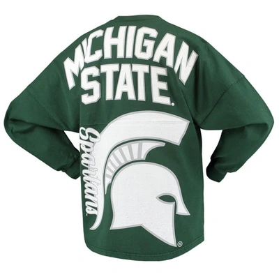 Shop Spirit Jersey Green Michigan State Spartans Loud N Proud  T-shirt In Hunter Green