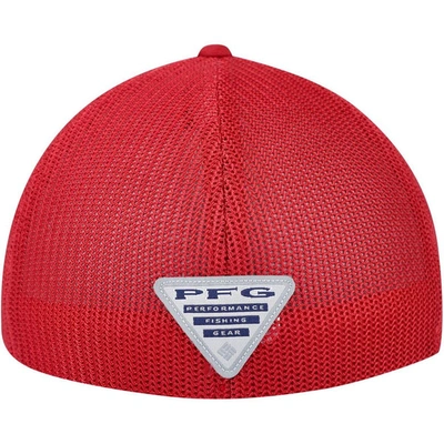 Shop Columbia Cardinal Arkansas Razorbacks Pfg Hooks Flex Hat