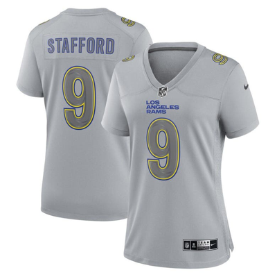 Shop Nike Matthew Stafford Gray Los Angeles Rams Atmosphere Fashion Game Jersey
