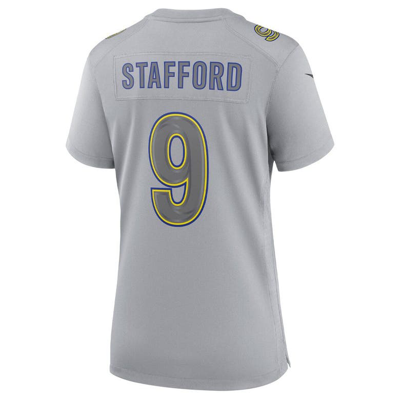 Shop Nike Matthew Stafford Gray Los Angeles Rams Atmosphere Fashion Game Jersey