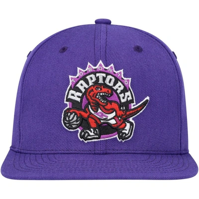 Shop Mitchell & Ness Purple Toronto Raptors Hardwood Classics Mvp Team Ground 2.0 Fitted Hat